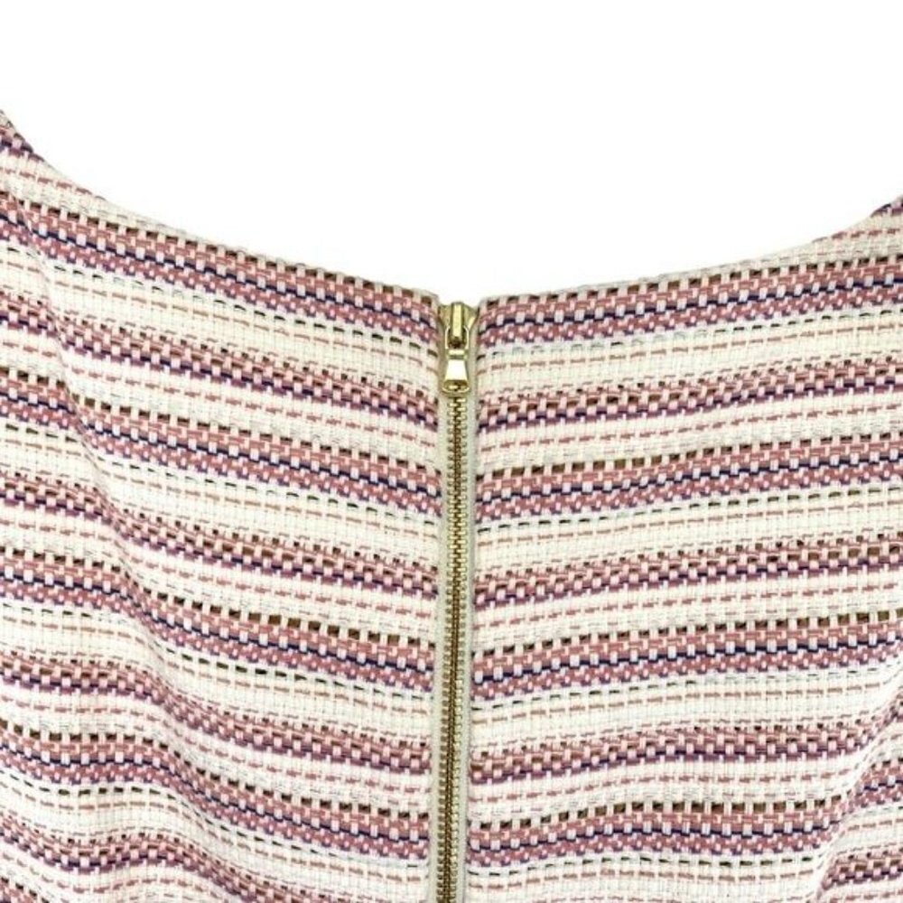 Loft Textured Stripe Pocket Sheath Dress - Picture 13 of 14